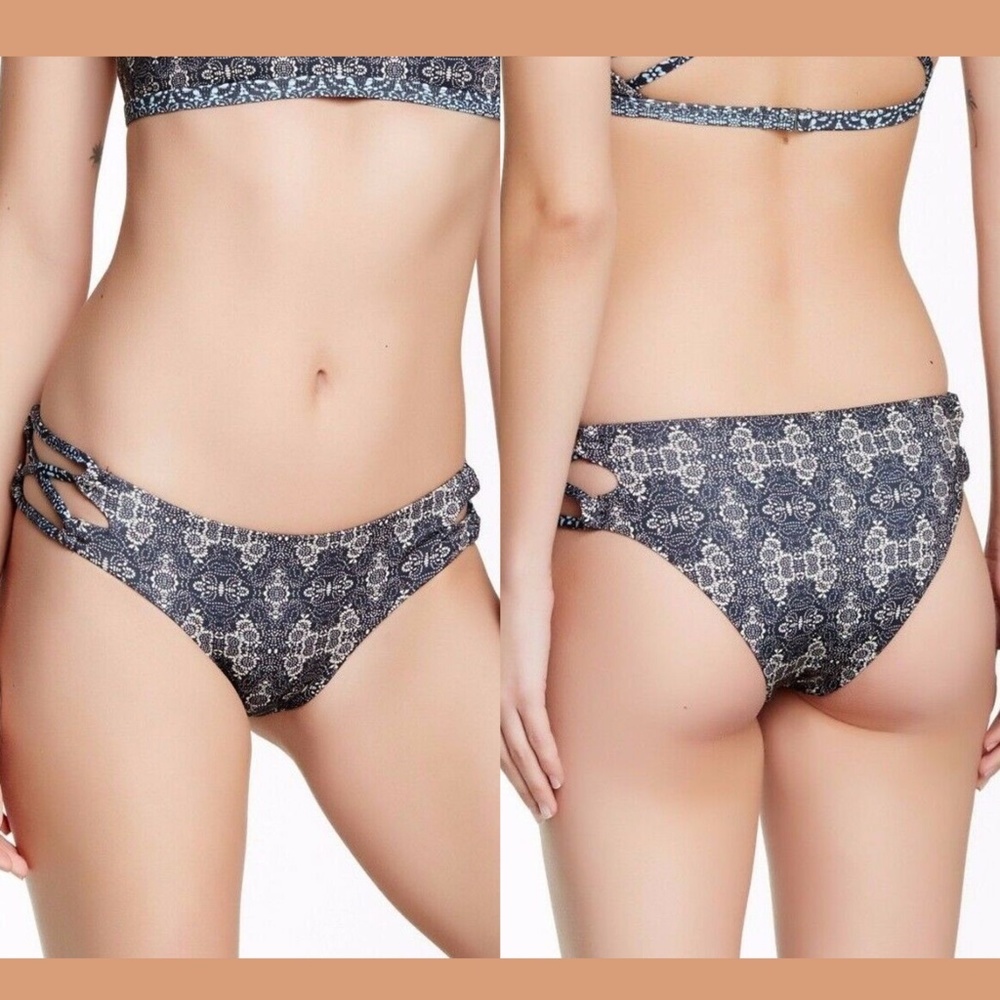 NWT! Gypsy05 Printed Strappy Bikini‎ Bottom [ SZ XS ]